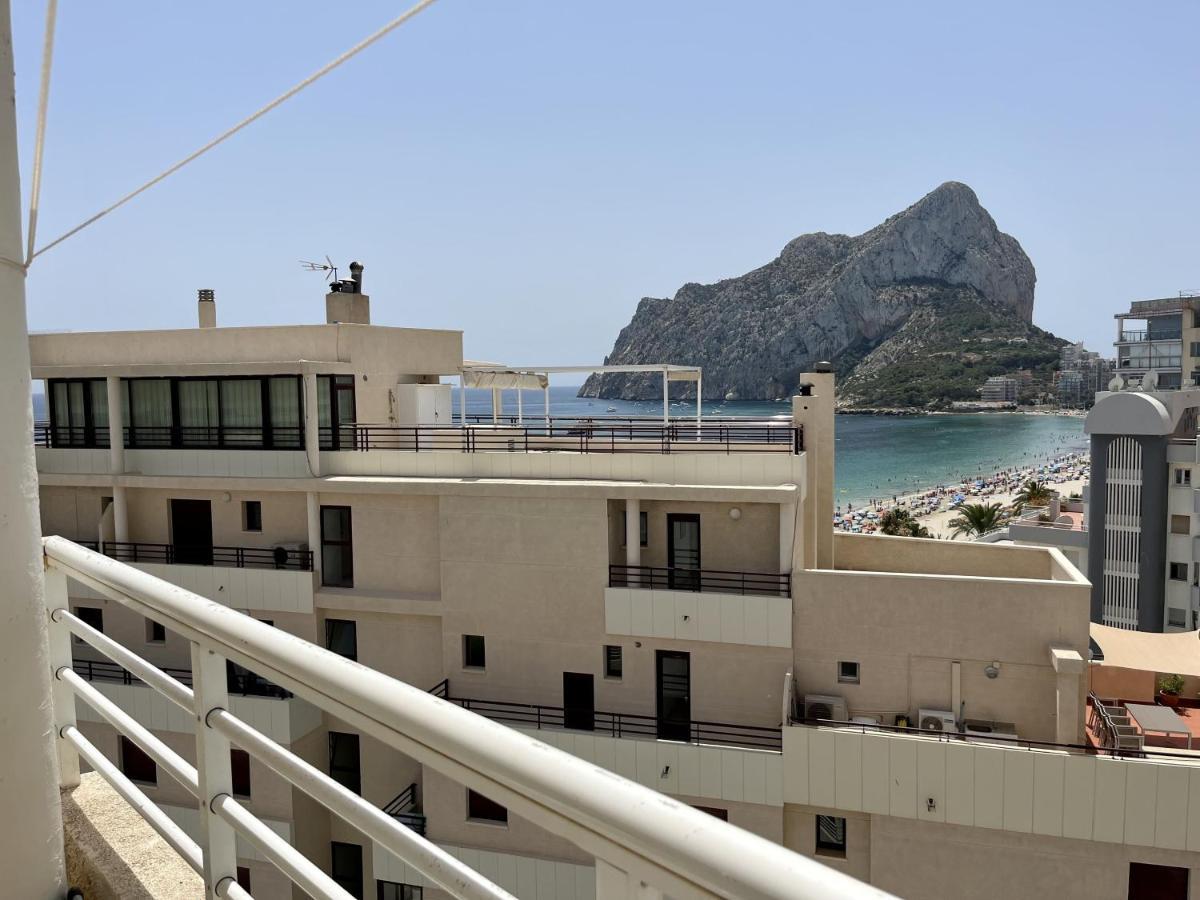 Primera Linea Con Piscina En Calp Exterior foto
